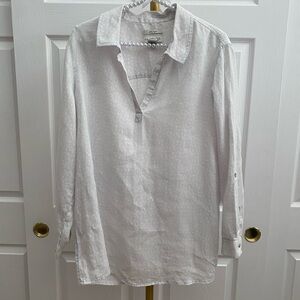 Rachel Zoe Light Gray Casual Button Down Shirt